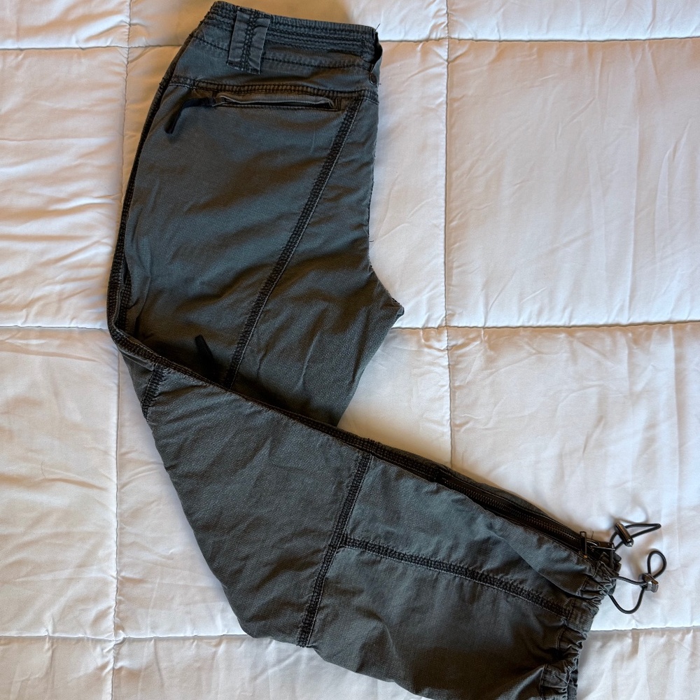 Vintage Marrakech Dark Grey Ripstop Cargo Pants